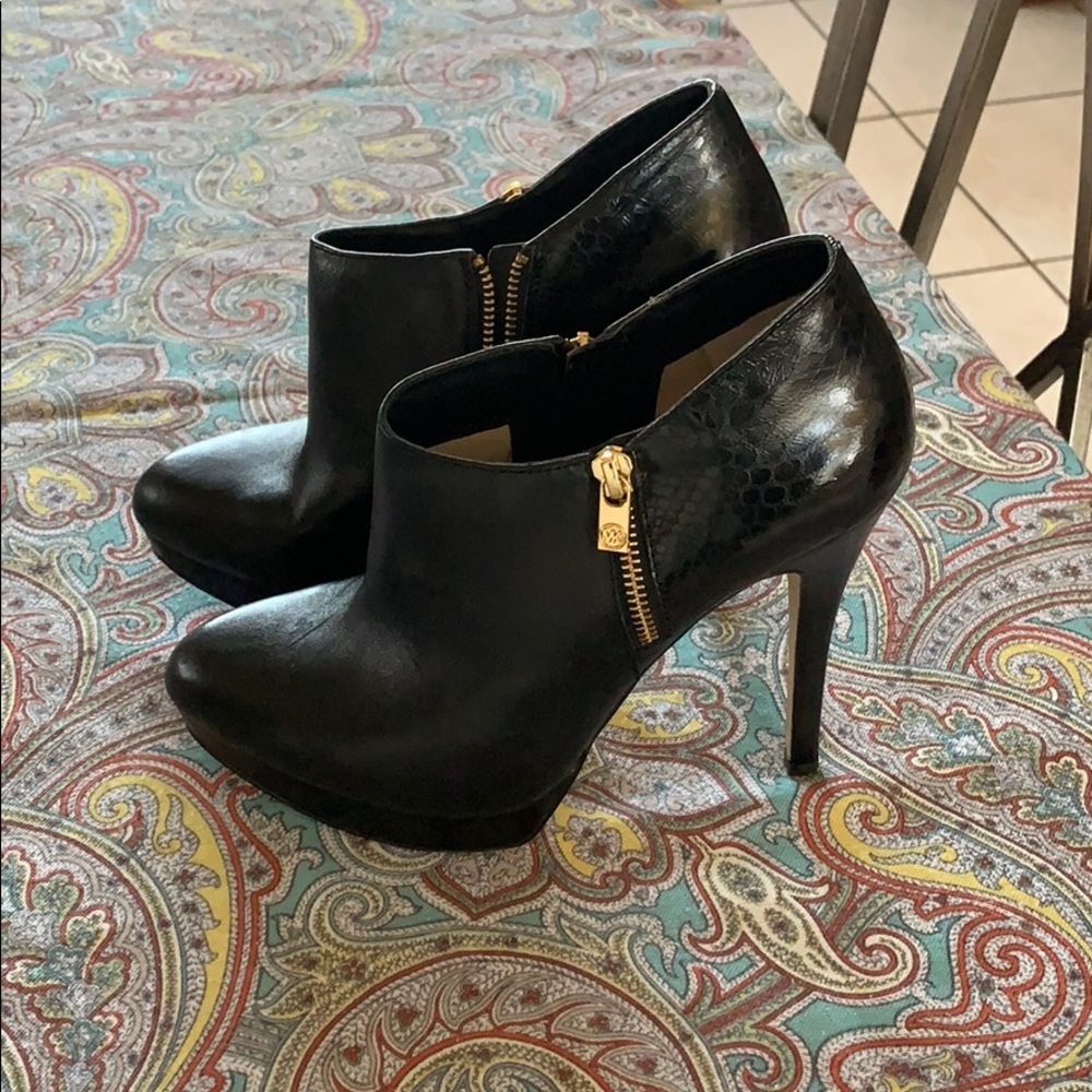 Michael Kors Black Ankle Boots
